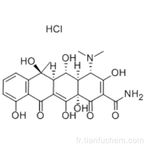 Chlorhydrate d&#39;oxytétracycline CAS 2058-46-0
